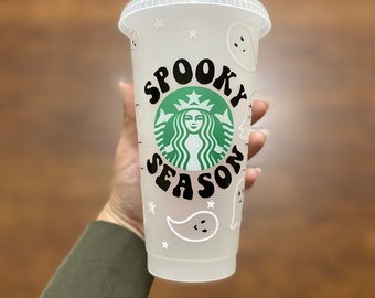 Spooky Season Starbucks Cup - Vinilo que cambia de color