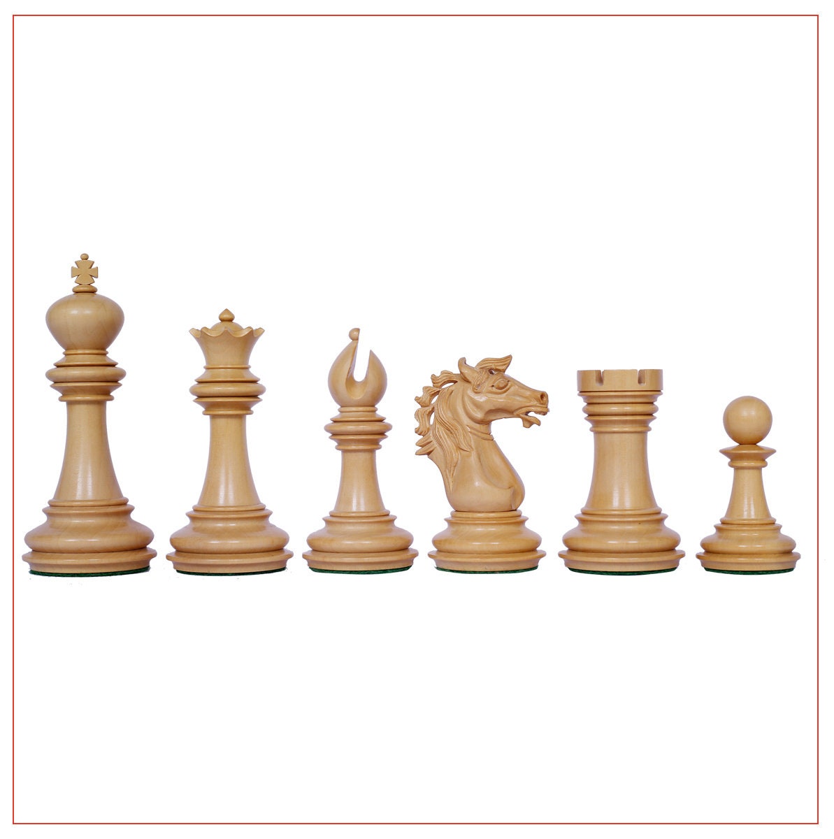 Regal Series Luxury Staunton 4 Chess Set in Ebony wood – Staunton Castle