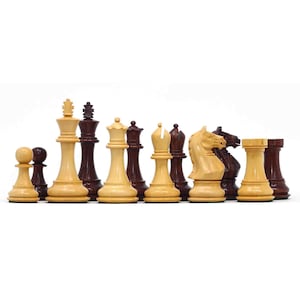 Fierce Series Chess Set 4&quot; Staunton Chess Set - Indian Rosewood & Boxwood