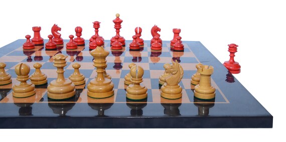 Buy Reproduced Weighted Vintage 1930 German Knubbel Analysis Chess Set in 3