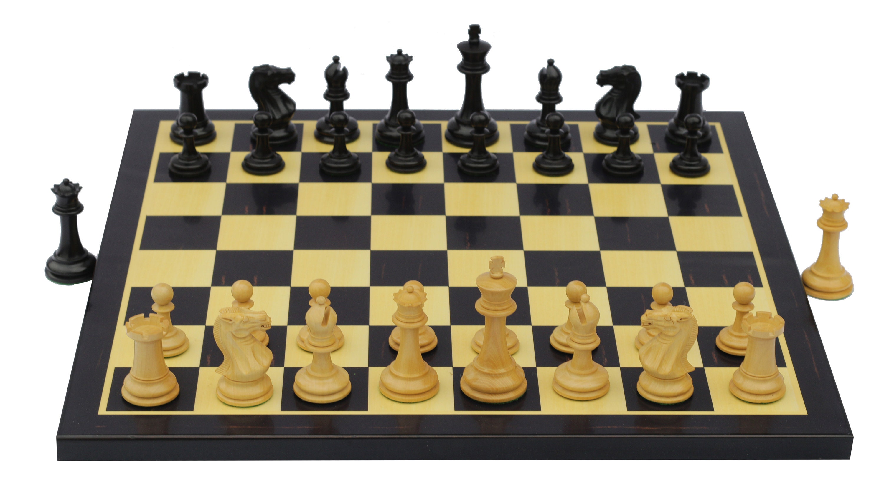 Paul Morphy Series 4 Staunton Chess Pieces With Board -  Israel