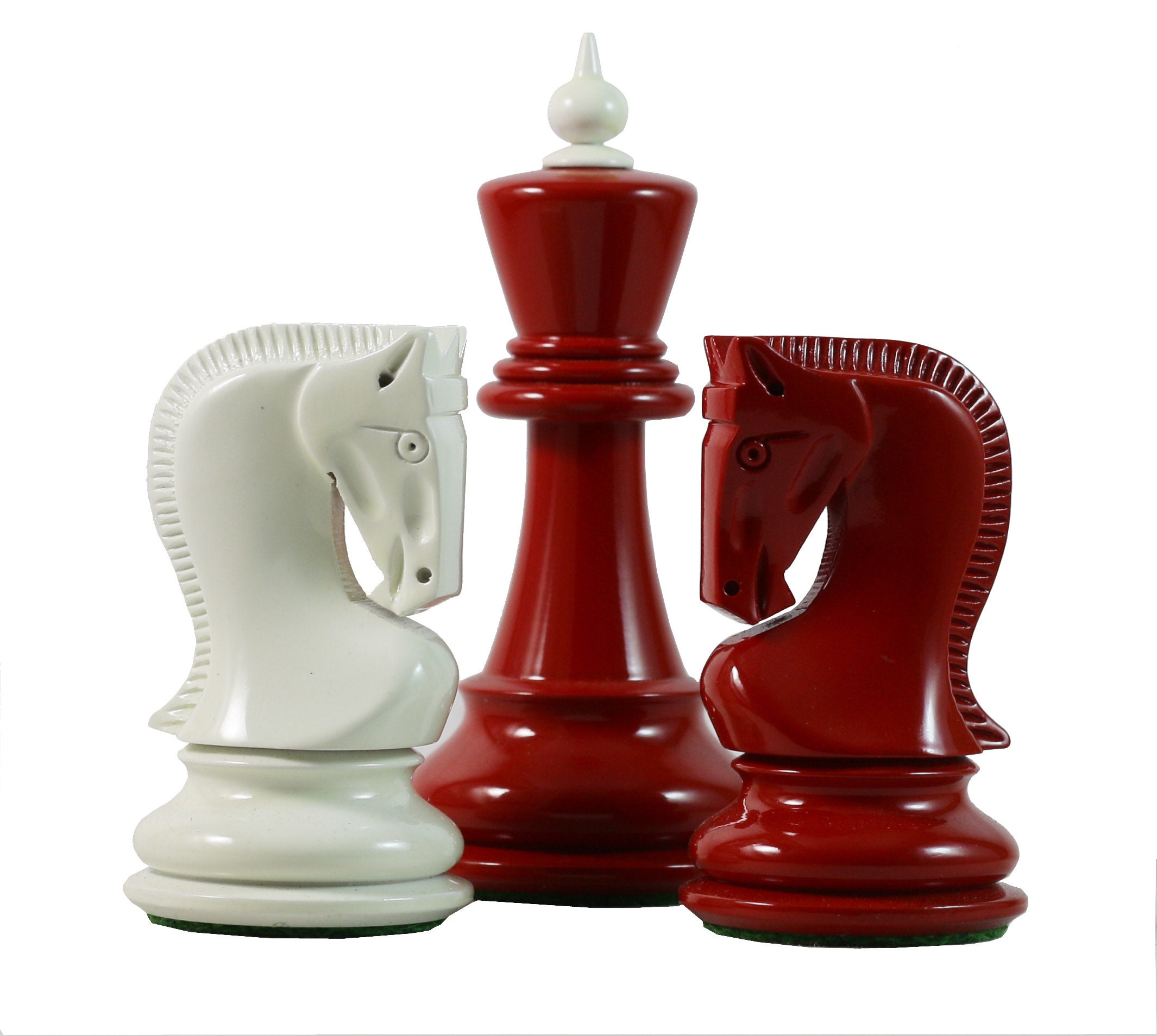 Sebastian Series Chess Pieces Matte Finish Boxwood & Ebony 4.4 King