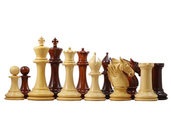 Victoria Series 4,4" Premium Staunton Padoek en houten schaakspel