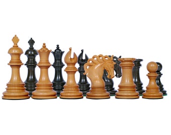 Old Vienna Chess Pieces V2.0 – Exquisite Reproduction in Ebonized and  Antique Boxwood (3.75 King) Crafted with precision and attention…