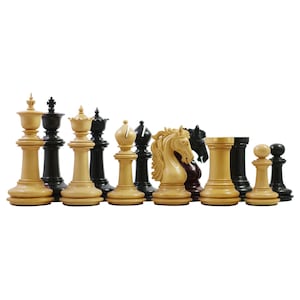 Danum Series 4.4&quot; Premium Staunton Ebony and Box Wood Chess Set