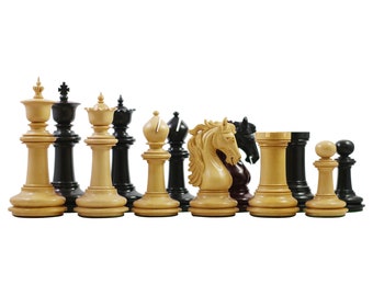 Danum Series 4,4" premium Staunton ebbenhouten en boxhouten schaakset