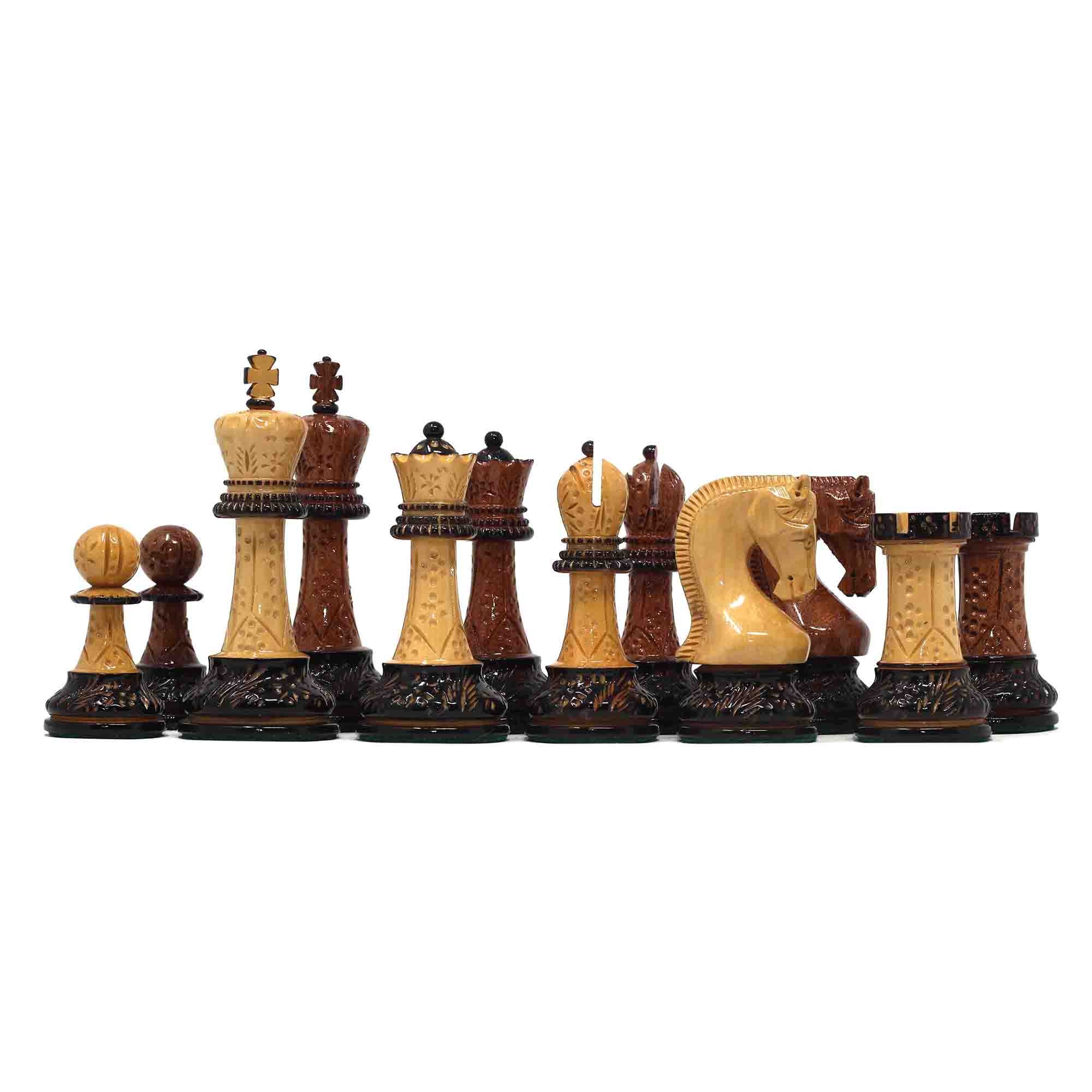 British Chess Company Improved Royal Chessmen, UK 1901/1902 Reproducti –  Staunton Castle