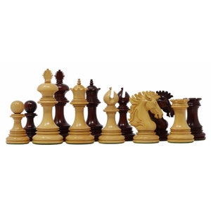 Strachan Series Luxury Staunton 4.25&quot; African Padouk Chess Pieces