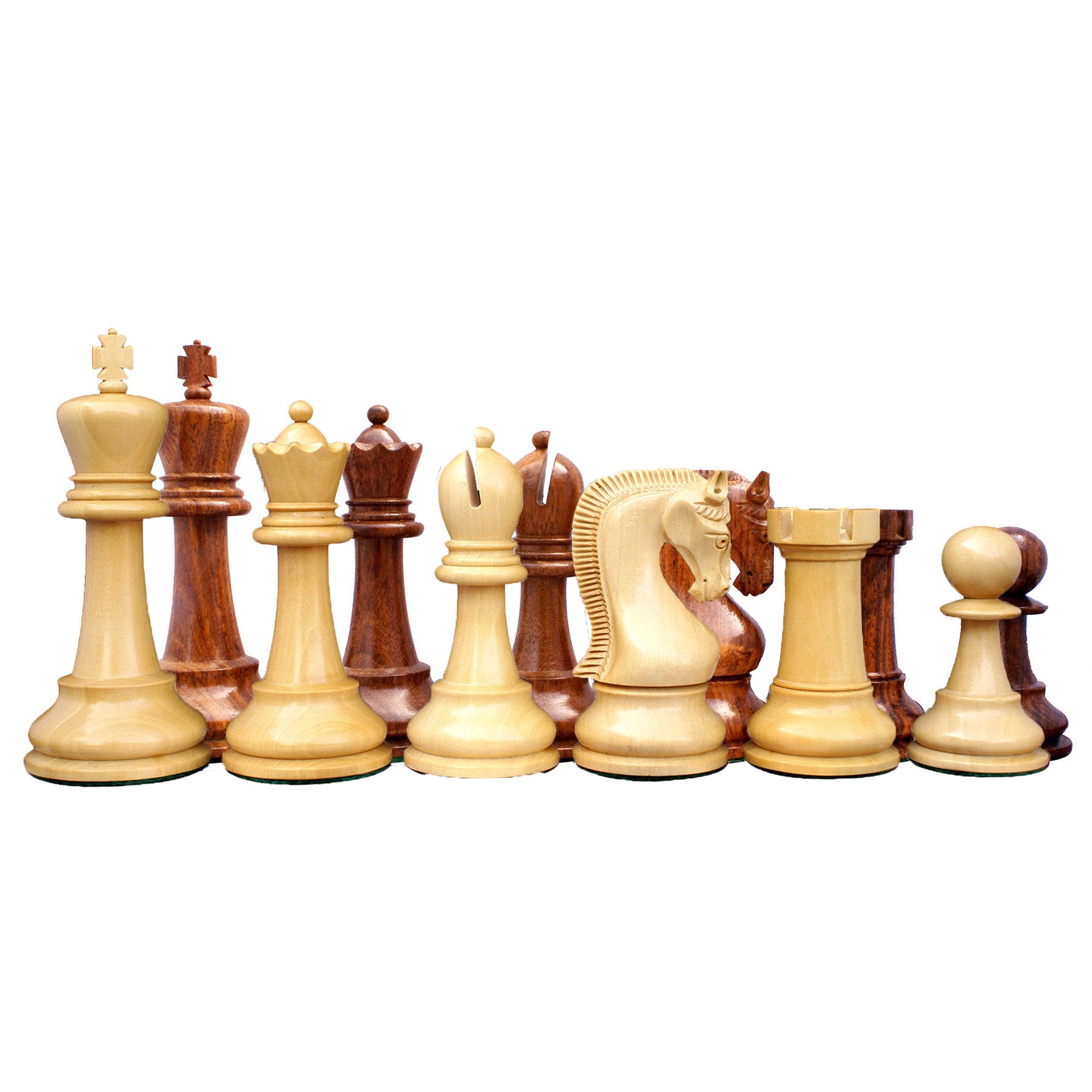 4.1 Stallion Staunton Luxury Chess Pieces Only Set -  Portugal