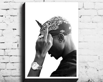 Tupac Poster Etsy