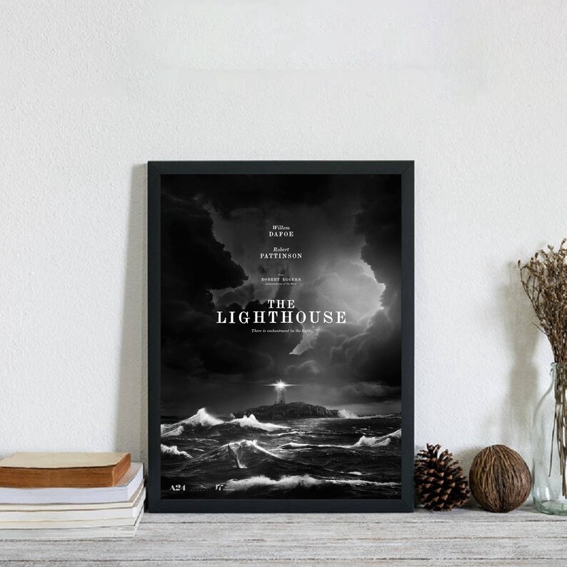The Lighthouse Movie Poster Canvas Wall Art Home Decor No Etsy