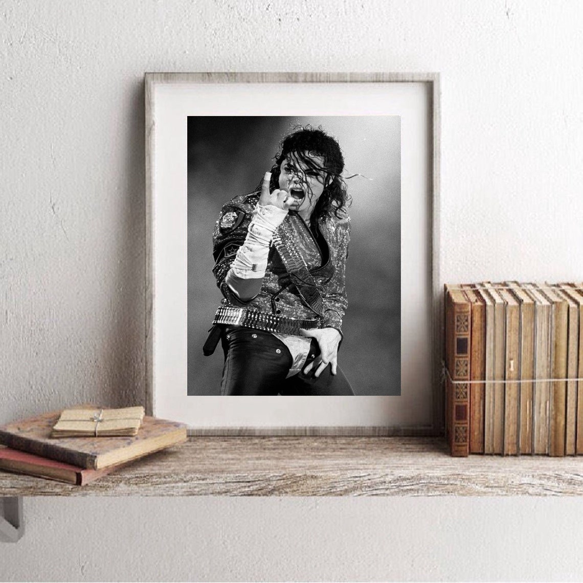 Michael Jackson Music Poster Canvas Wall Art Home DecorCPX416 Etsy