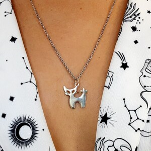 Katthalsband i sterlingsilver, minimalistiskt kattungehänge bild 1