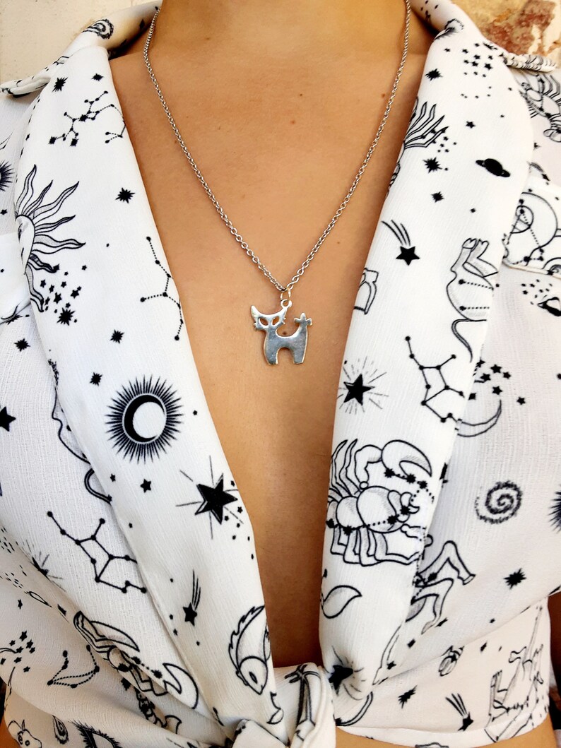 Katthalsband i sterlingsilver, minimalistiskt kattungehänge bild 4