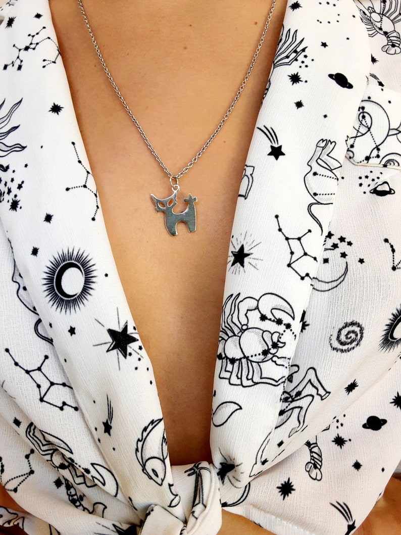 Katthalsband i sterlingsilver, minimalistiskt kattungehänge bild 9