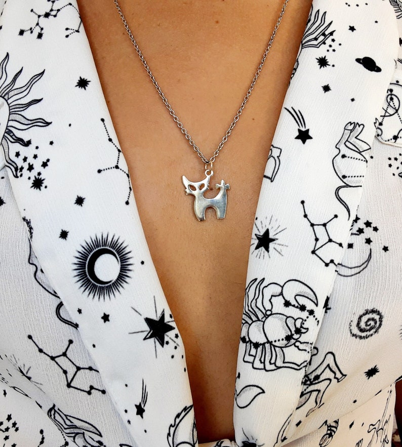 Katthalsband i sterlingsilver, minimalistiskt kattungehänge bild 1