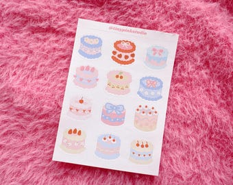 Stickervel Cute Cakes #2