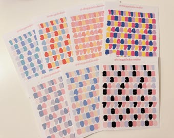 Matte Bubble Stickers #2
