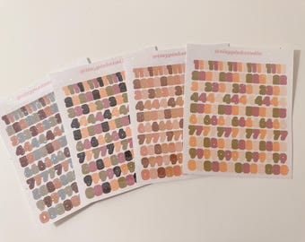 Holographic Bubble Numbers Fall #1 collection
