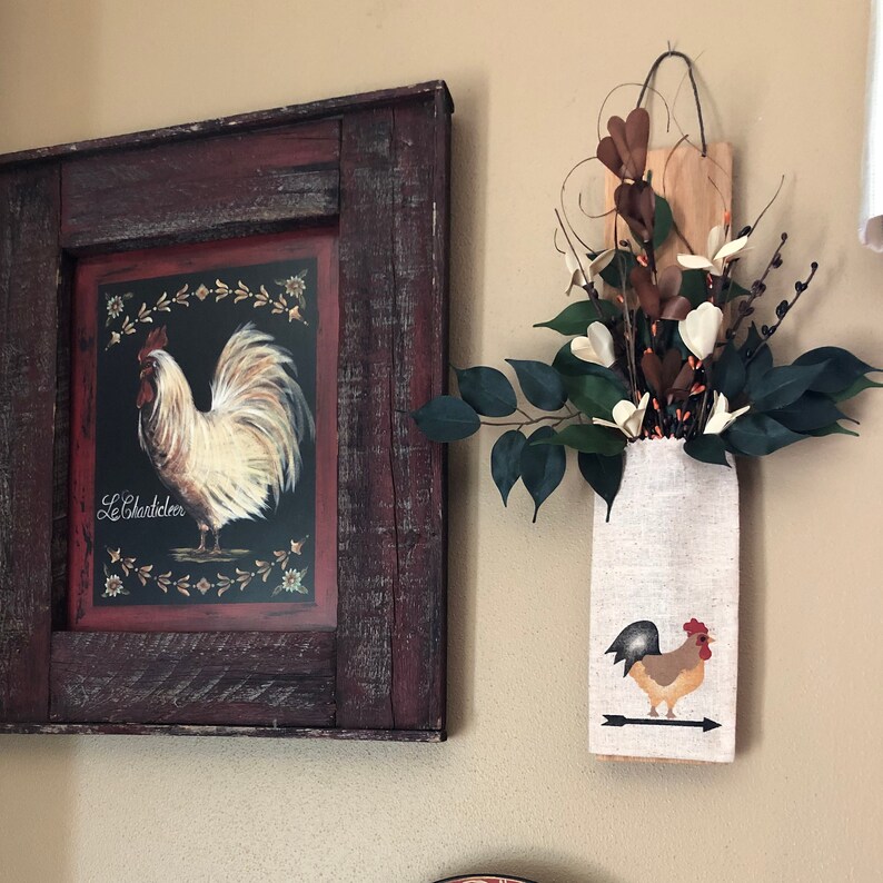 Farmhouse Decor/country Decor/rooster Inspired/kitchen Etsy
