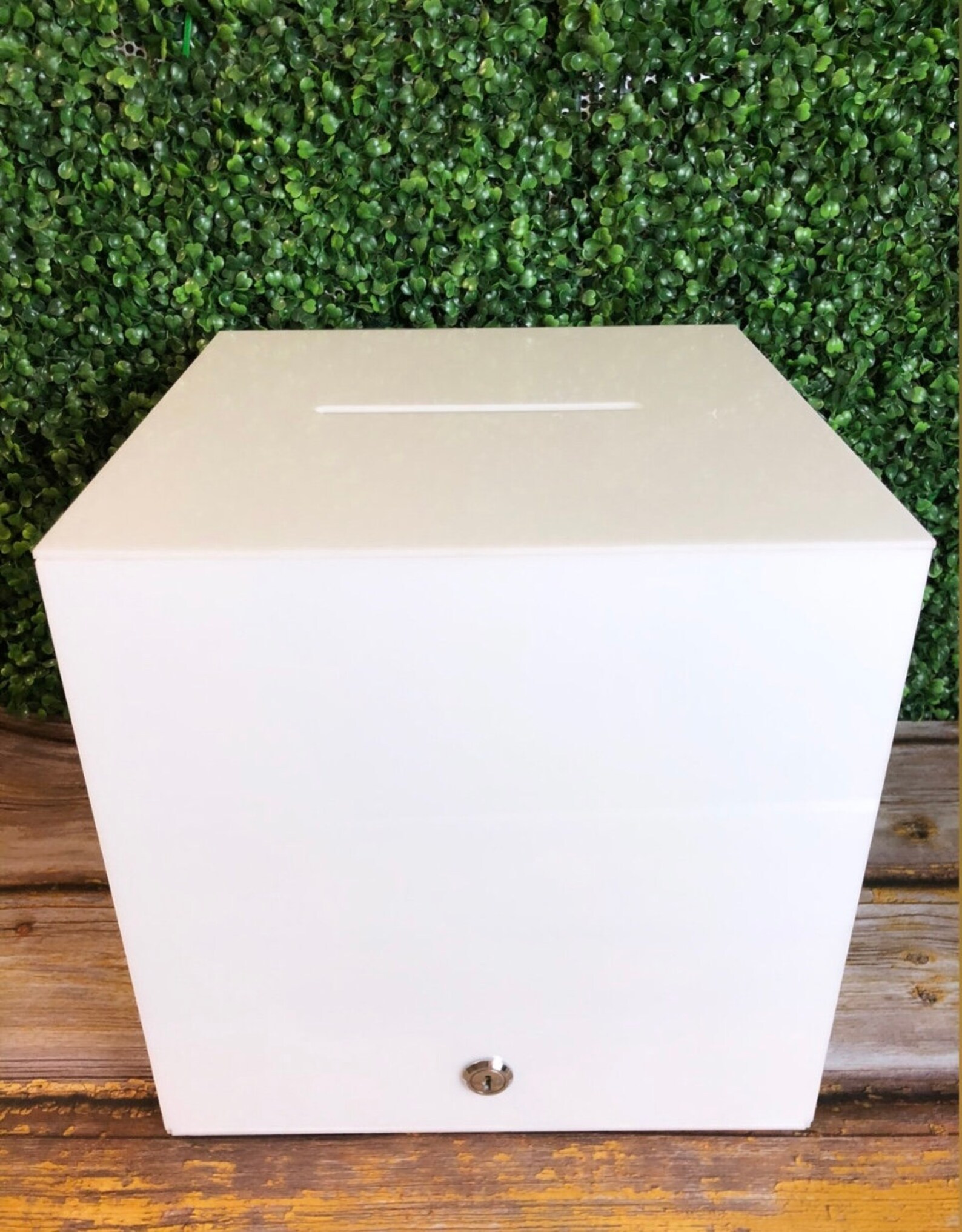 Acrylic Card Box Personalized Wedding Card Box With Lock and Etsy