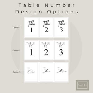 Acrylic Table Numbers, Table Numbers, Modern Table Numbers, Wedding Table Numbers, Table Numbers with Stand image 7