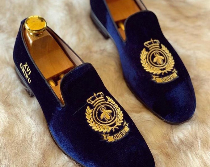 custom embroidered loafers