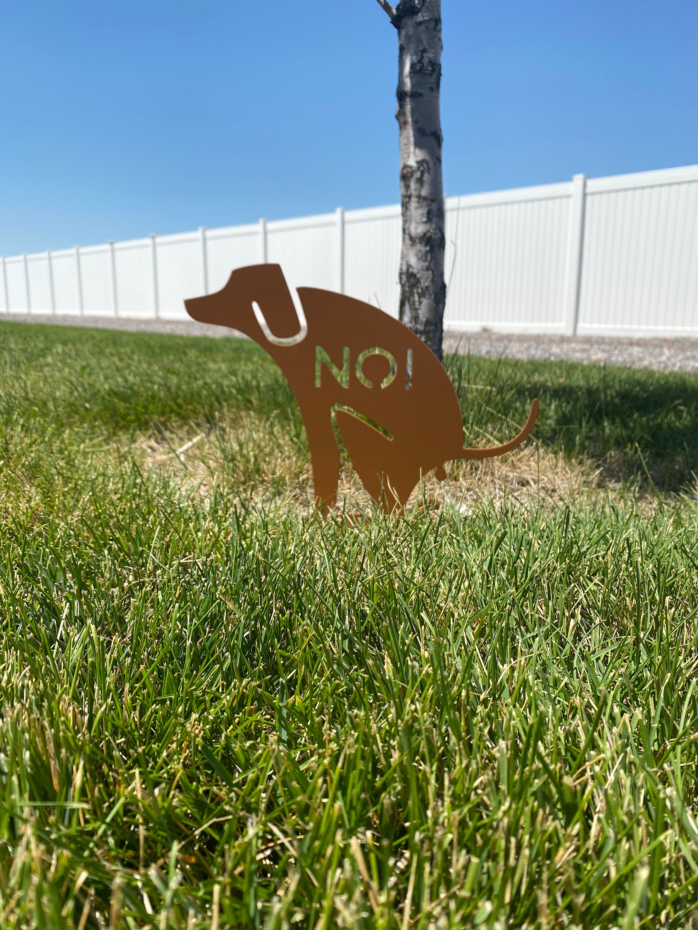 No Dog Poop Yard Sign Etsy