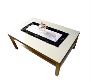 Runner Da Tavola A Scacchiera Bianco E Nero – Tema Corse E Anniversari, 30,5x183 Cm, In Poliestere, Per Compleanni E Matrimoni