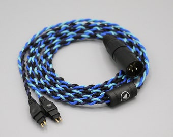 Custom - Dual Senn 2-Pin Headphone Cable - Braided Paracord - OFC