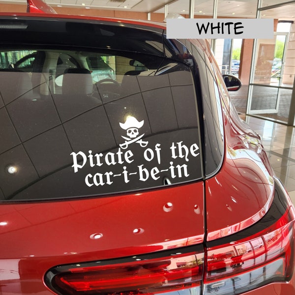 Pirate of the Car I Be in Sticker - Etsy