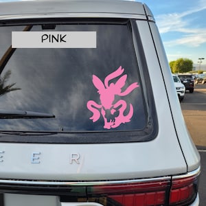 Sylveon Inspired Evolution Permanent Vinyl Decal