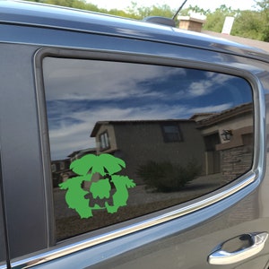 Bulbasaur Evolution Permanent Vinyl Decal