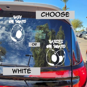 PoGo Egg &quot;Baby on Board&quot; Permanent Vinyl Decal