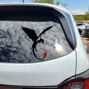 How to Train Your Dragon Hiccup; Toothless Permanent Vinyl Decal