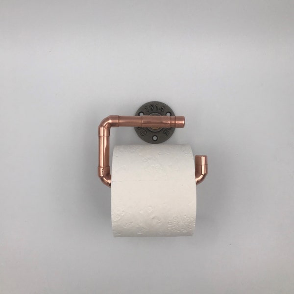 Klopapierhalter aus Kupfer, Kupferpapierhalter,Toilettenpapierhalter aus Kupfer,Klopapierhalter,toilet paper holder copper,Kupfer,Kupferrohr