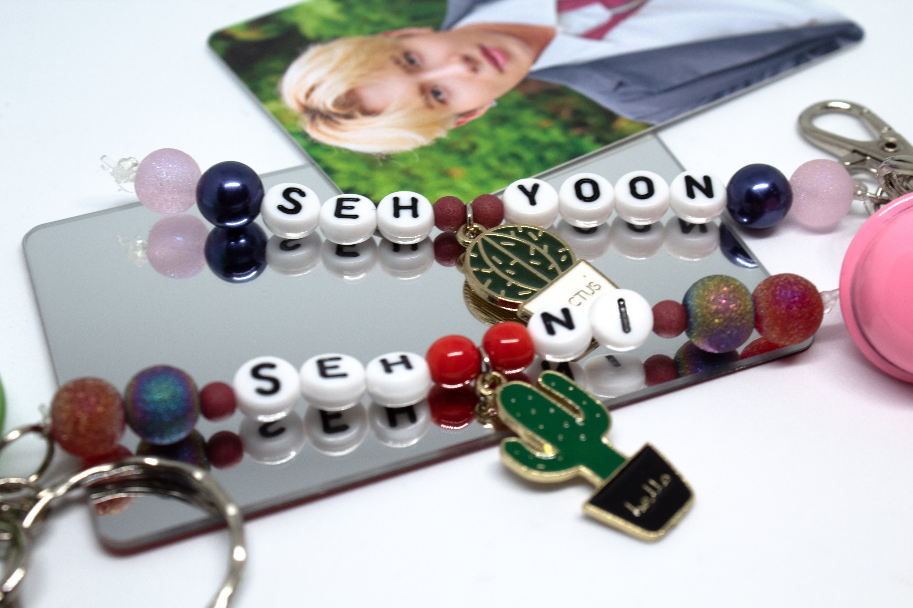 A.C.E Kpop Beaded Keychain PreMade Custom Etsy