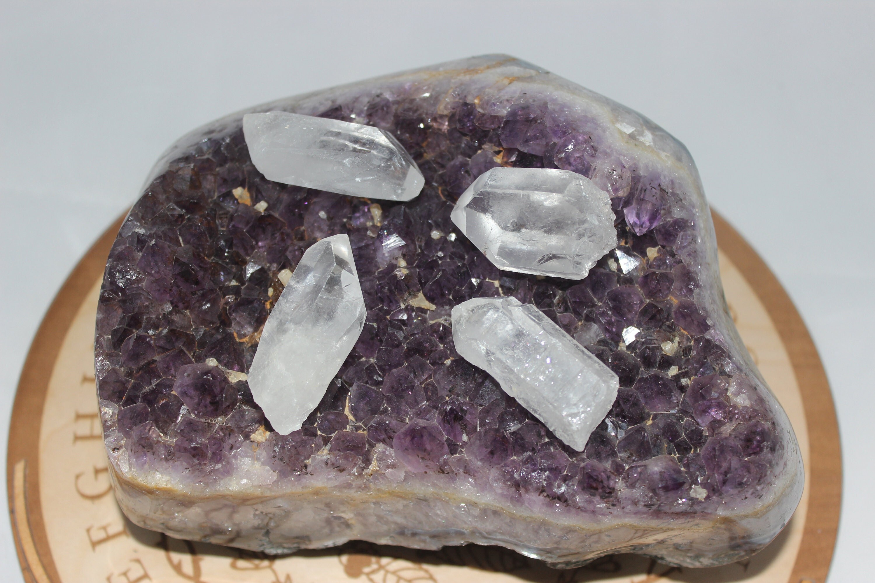 Lot Numéro 3 de 4 Pointes Quartz Brutes