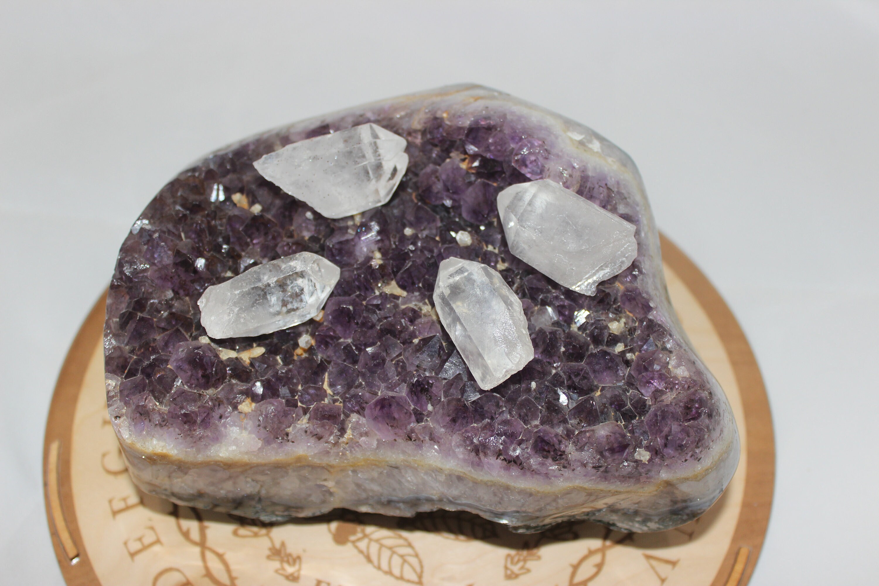 Lot Numéro 5 de 4 Pointes Quartz Brutes