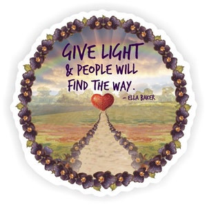 Heart the Moment Sticker, Give Light