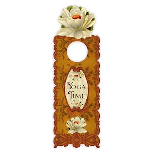 DoorKnob Hanger, Yoga Time