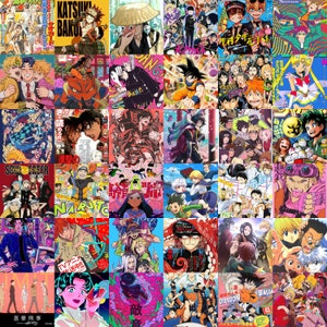 Anime Collage Etsy Check out our wall collage kit selection for the very best in unique or custom, handmade pieces from our wall décor shops. anime collage etsy