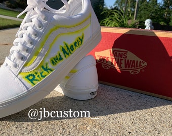 rick and morty vans old skool