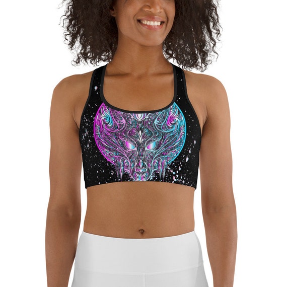 Trans Pride Wolf Active Binder/sports Bra 