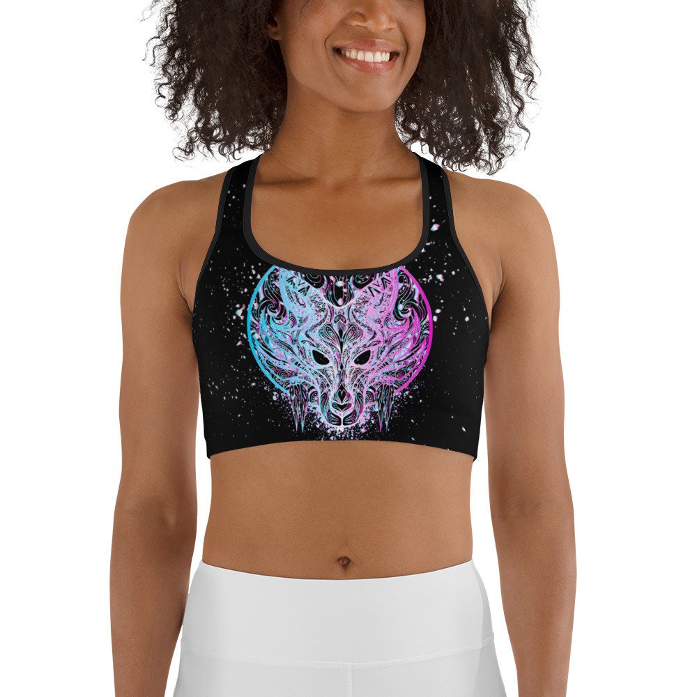 Transgender Mermaid Sports Bra Trans Pride Flag Colors Mermaid