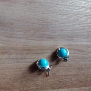 turquoise oorlel oorbellen
