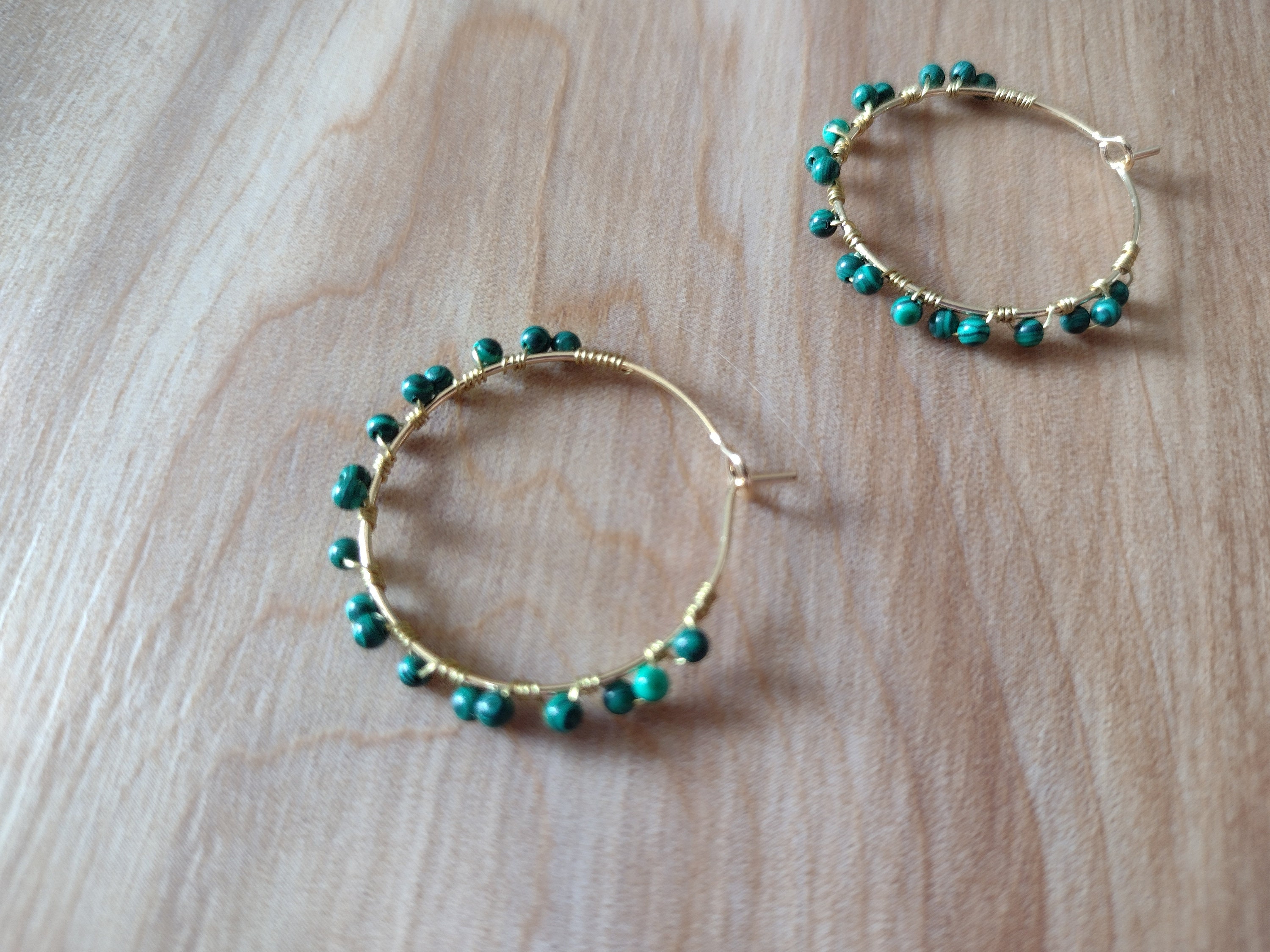 Orecchini A Cerchio Francese In Oro 10K - Foto 12