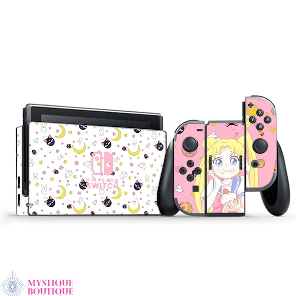 Sailor Moon - 3M Nintendo Switch Skin | Nintendo Switch Full Body Sticker | Vinyl Skins & Decals