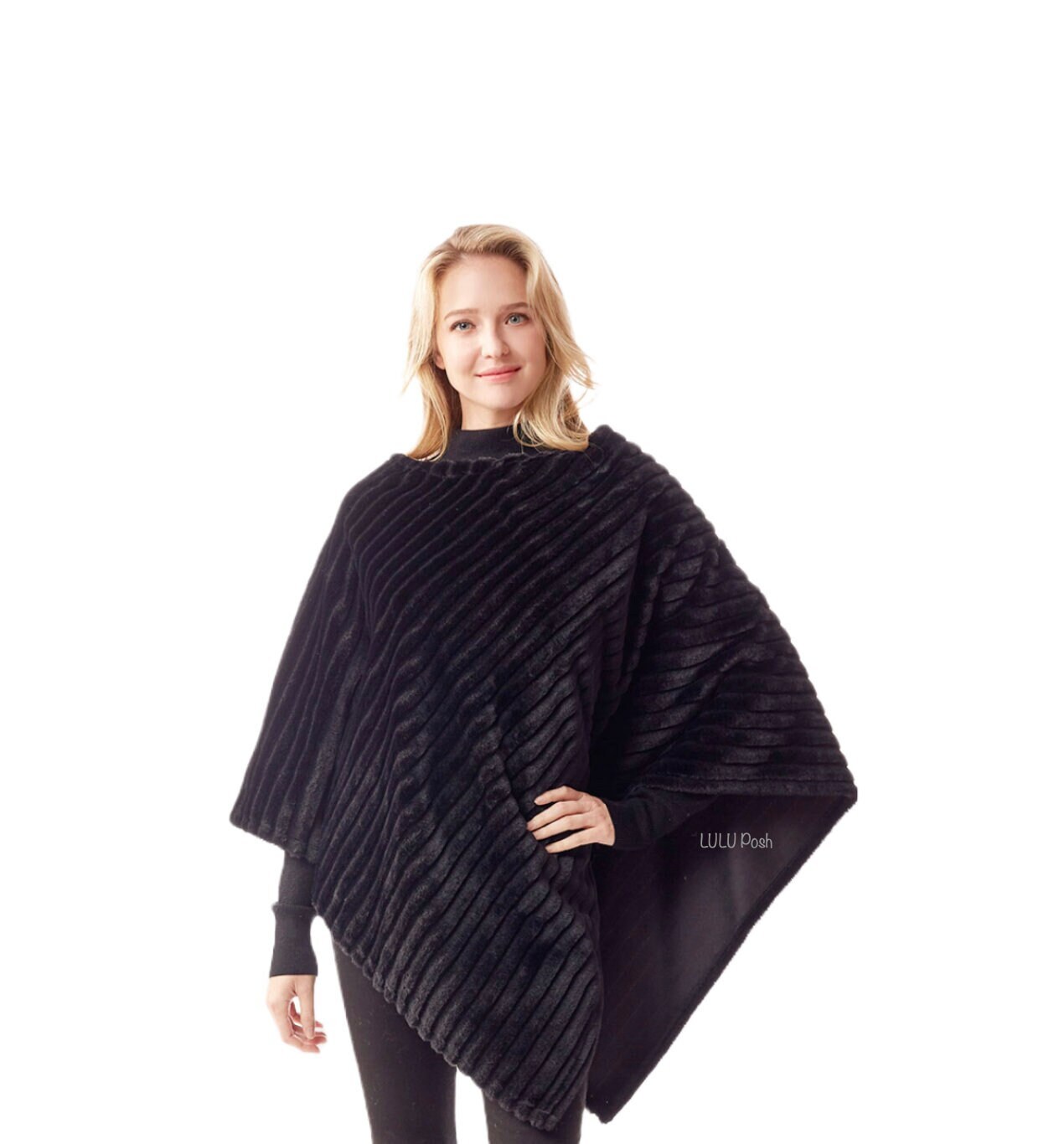 Fur Poncho - Etsy