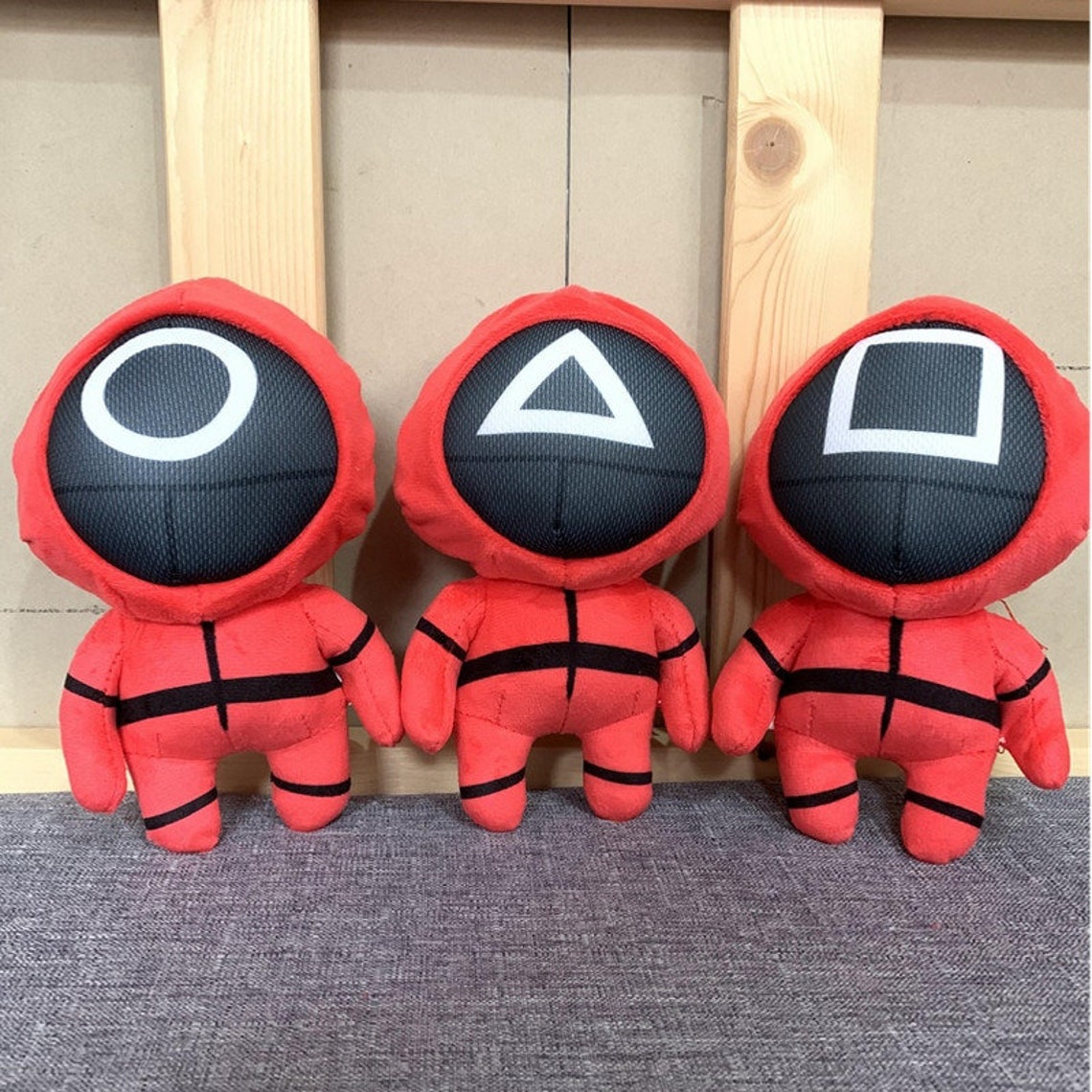 Squid Game Plush Toy Kawaii Peluche Stuffed Doll Korean Funny | Etsy